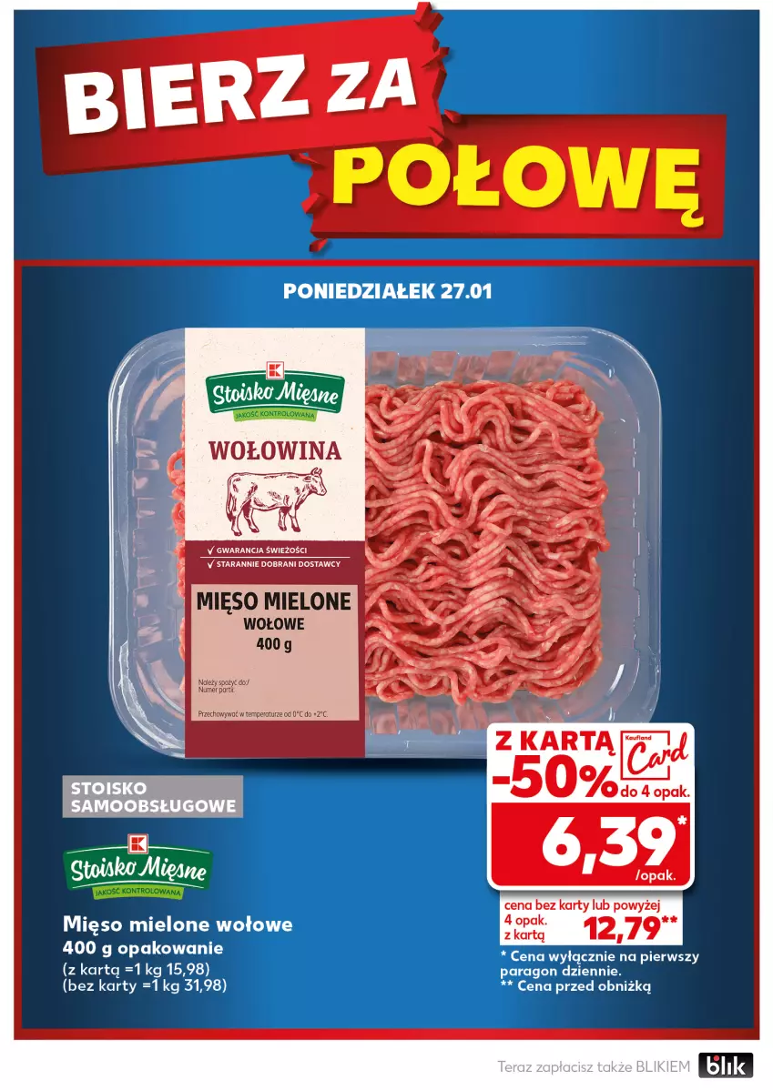 Gazetka promocyjna Kaufland - Mocny Start - ważna 27.01 do 29.01.2025 - strona 6 - produkty: Mięso, Mięso mielone