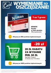Gazetka promocyjna Kaufland - Mocny Start - Gazetka - ważna od 29.01 do 29.01.2025 - strona 9 - produkty: Krakus, Kosz, Tran, Szynka