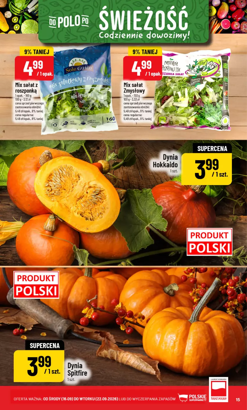 Gazetka promocyjna PoloMarket - Gazetka POLOmarket - ważna 16.09 do 22.09.2026 - strona 15 - produkty: Por, Sałat