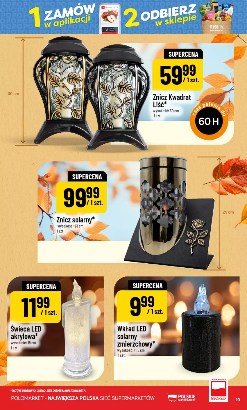 Gazetka promocyjna PoloMarket - Gazetka POLOmarket - ważna 16.09 do 22.09.2026 - strona 19 - produkty: Sok, Znicz