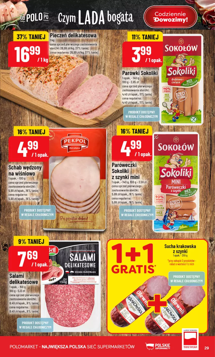 Gazetka promocyjna PoloMarket - Gazetka POLOmarket - ważna 16.09 do 22.09.2026 - strona 29 - produkty: Fa, Parówki, Parówki sokoliki, Sok