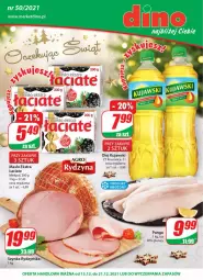 Gazetka promocyjna Dino - Gazetka - Gazetka - ważna od 21.12 do 21.12.2021 - strona 1 - produkty: Kujawski, Szynka, Masło, Olej