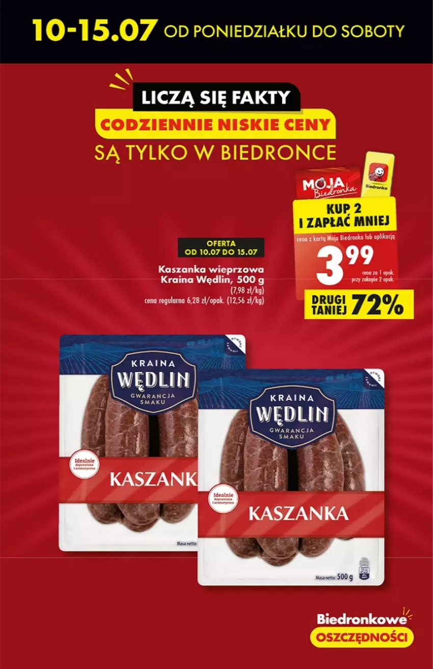 Gazetka promocyjna Biedronka - od Poniedziałku - ważna 10.07 do 15.07.2023 - strona 13 - produkty: Kasza, Kaszanka