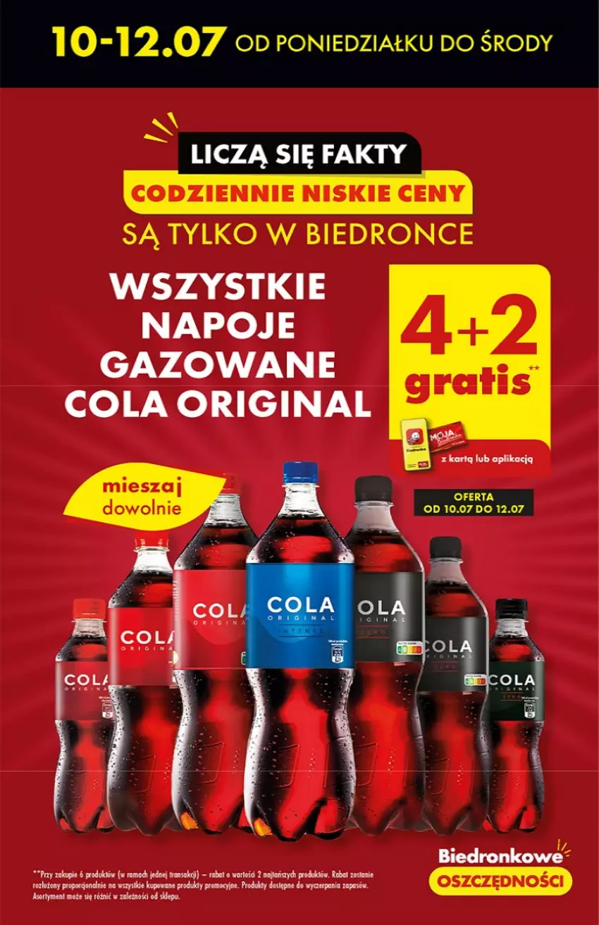 Gazetka promocyjna Biedronka - od Poniedziałku - ważna 10.07 do 15.07.2023 - strona 15 - produkty: Gin, Napoje, Rama, Sok