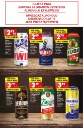 Gazetka promocyjna Biedronka - od Poniedziałku - Gazetka - ważna od 15.07 do 15.07.2023 - strona 43 - produkty: Piwa, Piwo, Gra, Warka, Radler