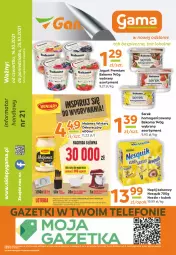Gazetka promocyjna Gama - Gazetka Gama - Gazetka - ważna od 25.10 do 25.10.2021 - strona 12 - produkty: Piec, Majonez, Ser, Telefon, Nesquik, Jogurt, Winiary, Serek homogenizowany, Serek, Bakoma, Kubek, Kakao, Napój