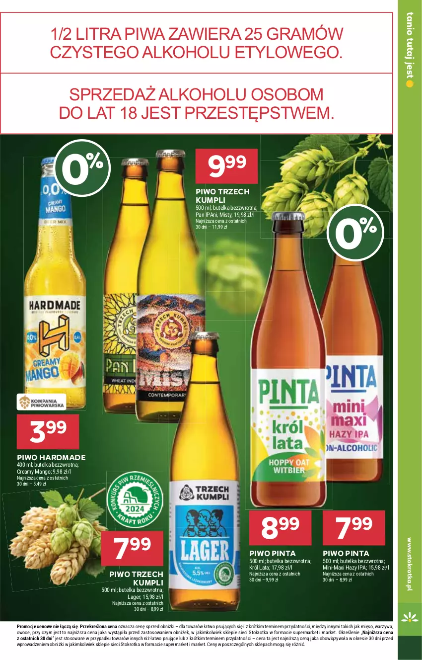 Gazetka promocyjna Stokrotka - Supermarket - ważna 17.06 do 25.06.2025 - strona 25 - produkty: Gra, Mango, Mięso, Owoce, Piwa, Piwo, Warzywa