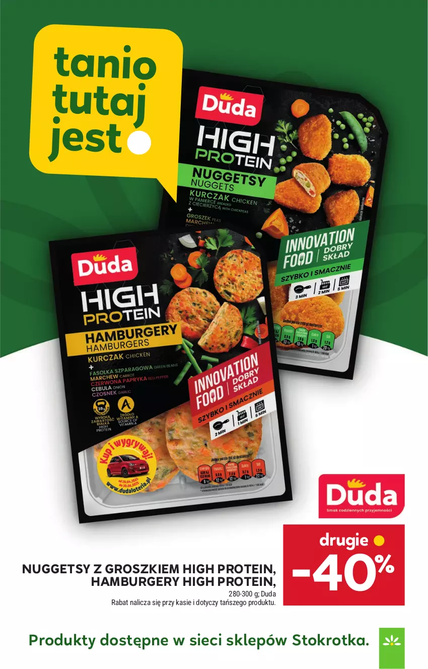 Gazetka promocyjna Stokrotka - Supermarket - ważna 17.06 do 25.06.2025 - strona 9 - produkty: Burger, Duda, Hamburger