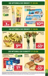 Gazetka promocyjna Stokrotka - Supermarket - Gazetka - ważna od 25.06 do 25.06.2025 - strona 3 - produkty: Strucla, Banany, Warzywa, Ser, Cukier, Big Milk, Lody, Algida, Bukiet, Owoce, Mięso, LG