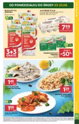 Gazetka promocyjna Stokrotka - Supermarket - Gazetka - ważna od 25.06 do 25.06.2025 - strona 5 - produkty: Sałatka, Warzywa, Gra, Twaróg, Ryba po grecku, Ryba, Jaja, SEKO, Dega, Sałat, Farm Milk, Twaróg półtłusty, Owoce, Mięso, Mleko, Fa