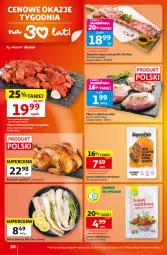 Gazetka promocyjna Auchan - 30 Lat Hipermarket - Gazetka - ważna od 26.08 do 26.08.2026 - strona 30 - produkty: Kurczak, Mięso wołowe, Mięso z uda kurczaka, Sałat, Morliny, Dorsz, Grill, Mięso