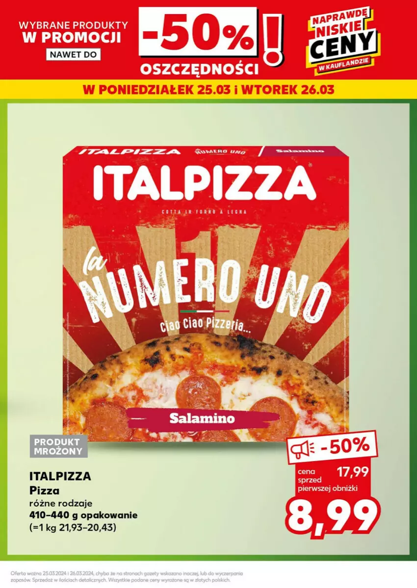 Gazetka promocyjna Kaufland - ważna 25.03 do 26.03.2024 - strona 22 - produkty: Pizza