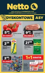 Gazetka promocyjna Netto - Gazetka - ważna od 23.06 do 23.06.2024 - strona 1 - produkty: Kawa mielona, Kawa, Mlekovita, Jacobs, Pomidor malinowy, Mleko