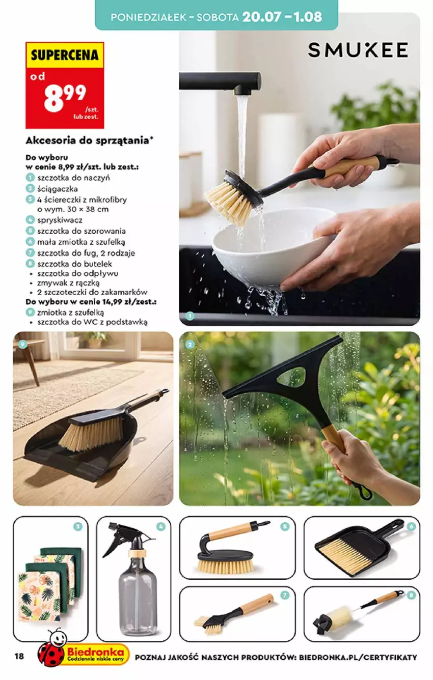 Gazetka promocyjna Biedronka - Okazje Tygodnia - ważna 20.07 do 01.08.2026 - strona 18 - produkty: Fa, Gry, Szczotka, Szczotka do szorowania, Szczotka do WC