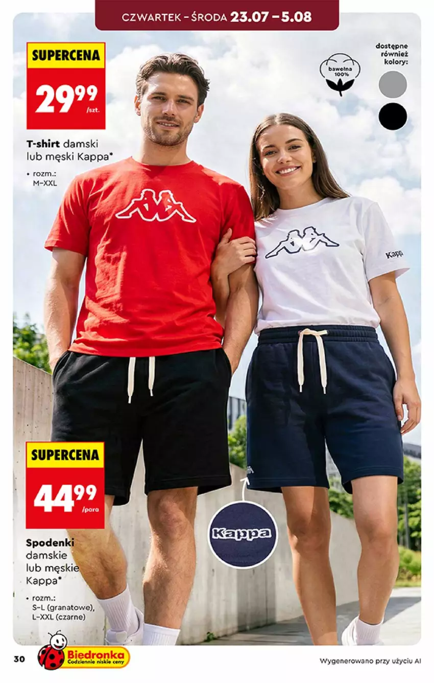 Gazetka promocyjna Biedronka - Okazje Tygodnia - ważna 20.07 do 01.08.2026 - strona 30 - produkty: Fa, Gra, Granat, T-shirt