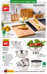 Gazetka promocyjna Biedronka - Okazje Tygodnia - Gazetka - ważna od 01.08 do 01.08.2026 - strona 10 - produkty: Noż, Durszlak, Stolnica, Stojak, Organizer, Suszarka do naczyń, Sitko, Suszarka, Miska