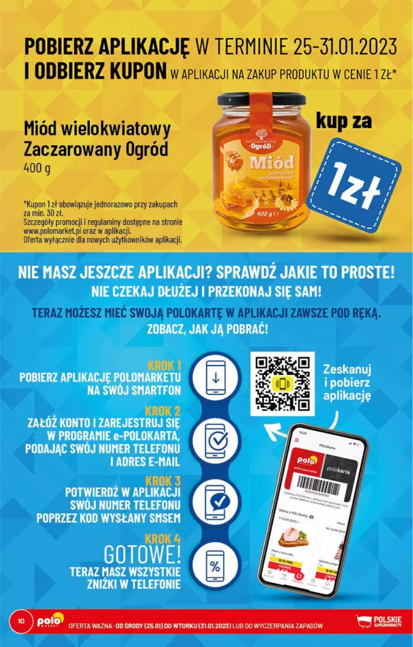 Gazetka promocyjna PoloMarket - Gazetka pomocyjna - ważna 25.01 do 31.01.2022 - strona 10 - produkty: Miód, Ogród, Tera