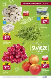 Gazetka promocyjna Aldi - Gazetka - ważna od 22.05 do 22.05.2021 - strona 3 - produkty: Piec, Rukola, Winogrona, Pieczarki krojone, Wino, Jabłka