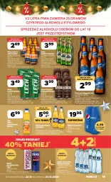 Gazetka promocyjna Netto - Od Poniedziałku - Gazetka - ważna od 23.12 do 23.12.2025 - strona 19 - produkty: Piwa, Piwo, Nałęczowianka, Sok, Gin, Gra, Napój energetyczny, Pepsi, Tiger, Napój gazowany, Woda mineralna, Woda, Napój, Lech Premium, Hortex