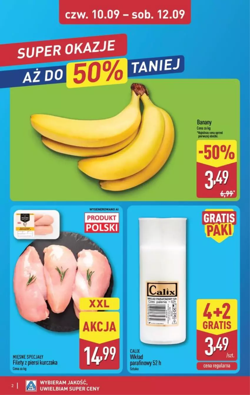 Gazetka promocyjna Aldi - Oferta weekendowa - ważna 10.09 do 12.09.2026 - strona 2 - produkty: Gra, Kurczak, Mięsne specjały
