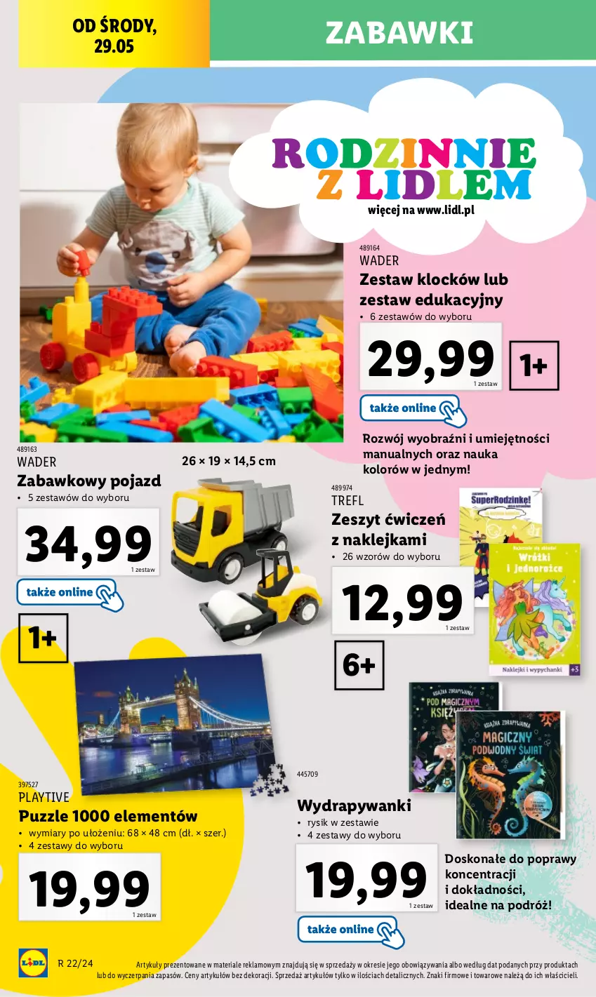 Gazetka promocyjna Lidl - GAZETKA - ważna 27.05 do 01.06.2024 - strona 24 - produkty: Klej, Pojazd, Puzzle