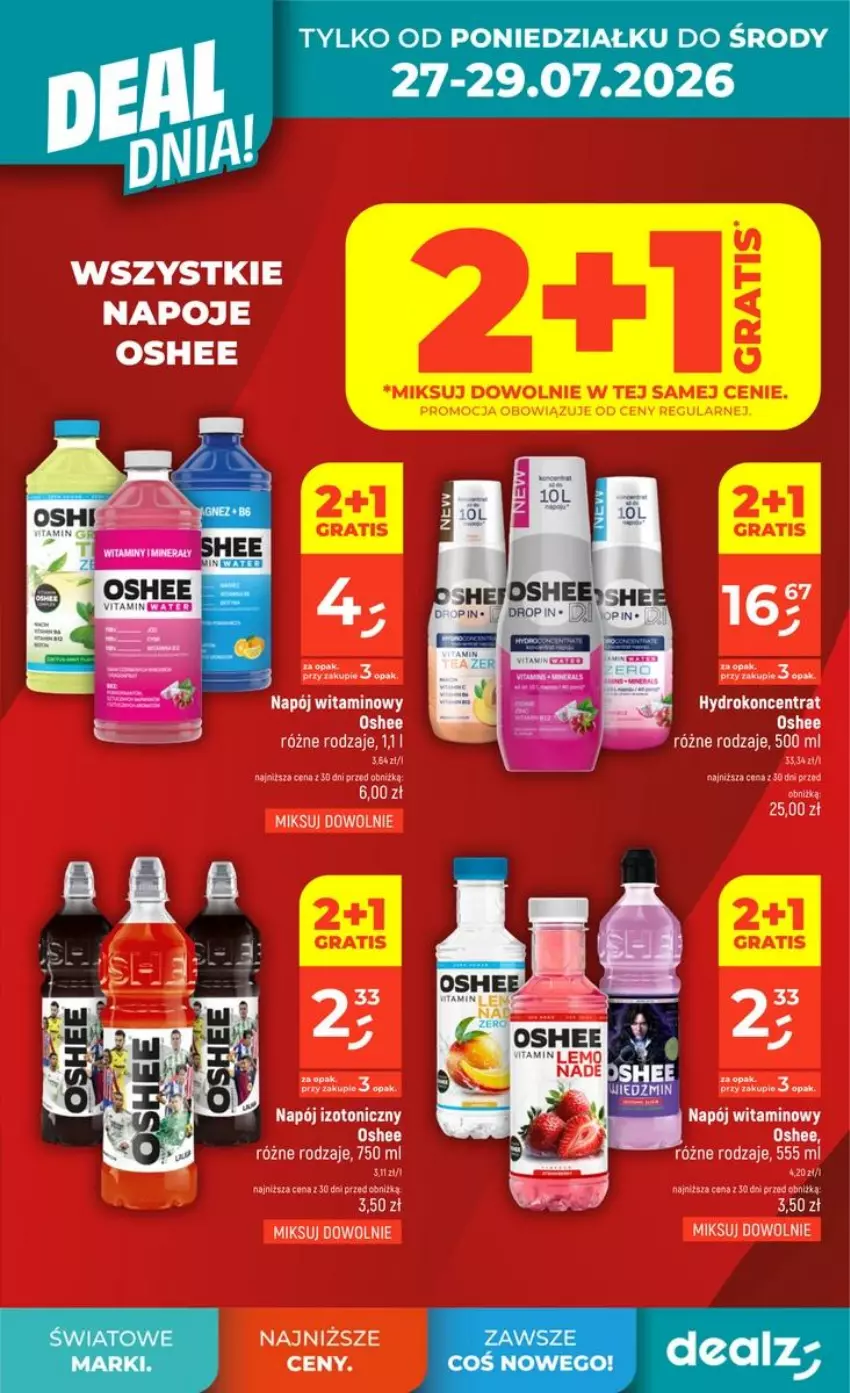 Gazetka promocyjna Dealz - DEAL DNIA - ważna 23.07 do 29.07.2026 - strona 5 - produkty: Oshee