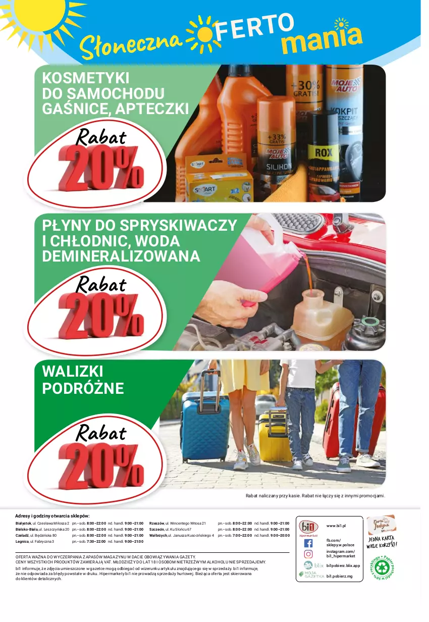 Gazetka promocyjna Bi1 - Słoneczna ofertomania - ważna 18.08 do 24.08.2021 - strona 12 - produkty: Dres, Fa, Gra, Woda