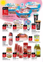 Gazetka promocyjna Bi1 - Słoneczna ofertomania - Gazetka - ważna od 24.08 do 24.08.2021 - strona 4 - produkty: Ketchup, Dawtona, Ser, Gra, Twaróg, Piątnica, Ogórki konserwowe, Bonduelle, Chia, Kawa, Mlekovita, Lody, Szynka, Serek, Oliwa z oliwek, Monini, Pudliszki, Twój Smak, Cappuccino, Masło, Kiełbasa, Olewnik, Kukurydza, Mleko