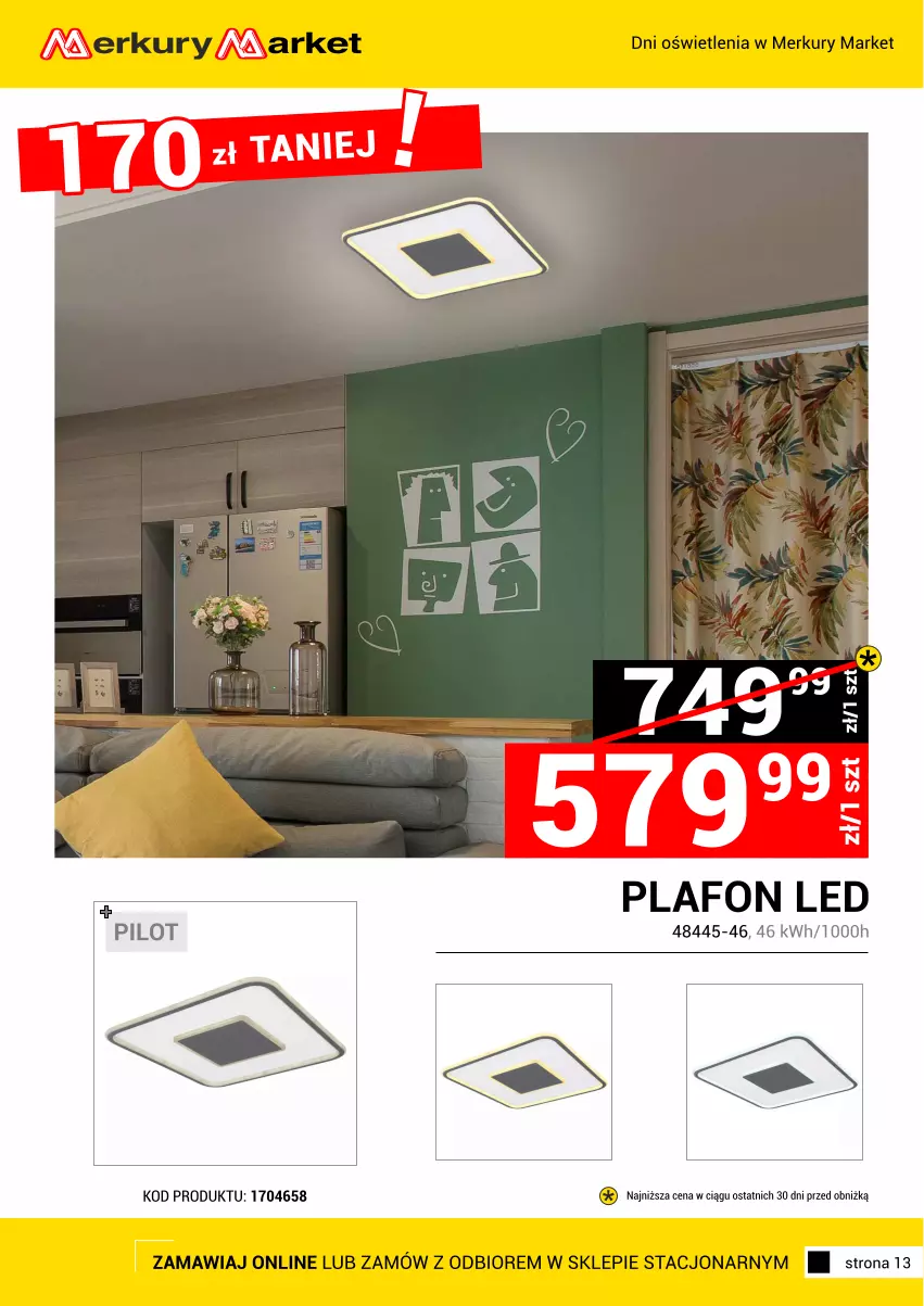 Gazetka promocyjna Merkury Market - ważna 15.12 do 31.12.2023 - strona 13 - produkty: Plafon, Plafon LED