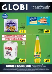 Gazetka promocyjna Carrefour - Gazetka Globi - Gazetka - ważna od 06.03 do 06.03.2023 - strona 1 - produkty: Piwa, Gra