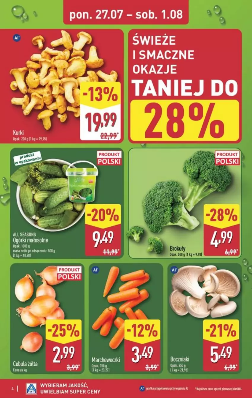 Gazetka promocyjna Aldi - Pełna oferta - ważna 27.07 do 01.08.2026 - strona 4 - produkty: All Seasons, Boczniak, Gra, Grafika
