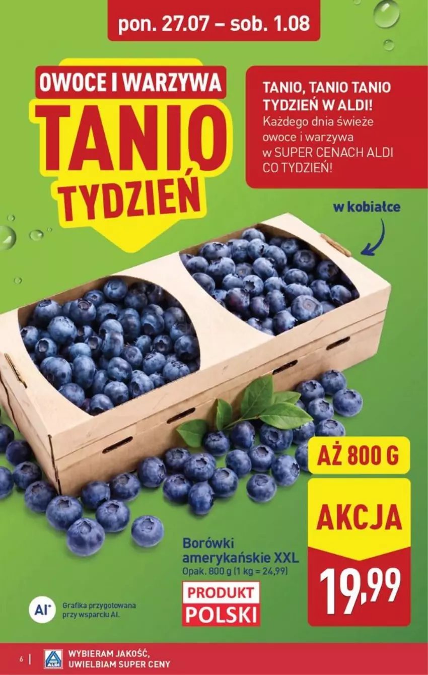 Gazetka promocyjna Aldi - Pełna oferta - ważna 27.07 do 01.08.2026 - strona 6 - produkty: Owoce, Warzywa