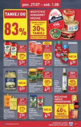 Gazetka promocyjna Aldi - Pełna oferta - Gazetka - ważna od 01.08 do 01.08.2026 - strona 17 - produkty: Ser, Korniszony, Owoce, Fa