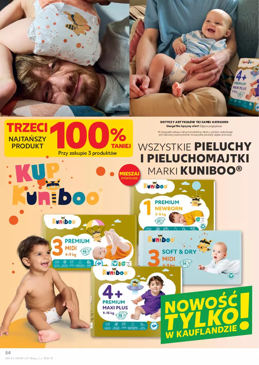 Gazetka promocyjna Kaufland - Gazetka tygodnia - ważna 29.10 do 05.11.2025 - strona 54 - produkty: Majtki, Pieluchomajtki, Pieluchy, Por, Waga