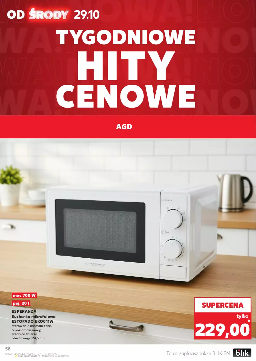 Gazetka promocyjna Kaufland - Gazetka tygodnia - ważna 29.10 do 05.11.2025 - strona 58 - produkty: Akumulator, Fa, Kuchenka mikrofalowa, Talerz, Tera