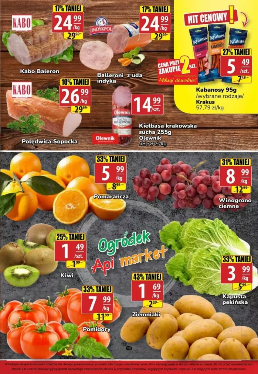 Gazetka promocyjna Gram market - ważna 22.11 do 28.11.2023 - strona 3 - produkty: Kiełbasa, Kiełbasa krakowska, Krakus, Ser