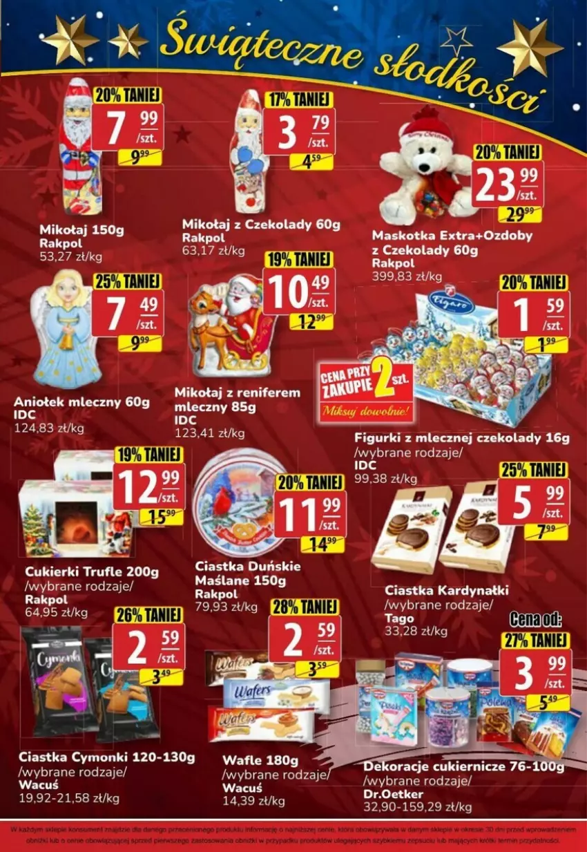 Gazetka promocyjna Gram market - ważna 22.11 do 28.11.2023 - strona 7 - produkty: Ciastka, Cukier, Renifer, Wafle