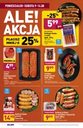 Gazetka promocyjna Aldi - Gazetka - ważna od 14.08 do 14.08.2021 - strona 6 - produkty: Ser, Salami, Kiełbaski śląskie, Tera, Pieprz, Parmezan, Grill, Kiełbasa, Szpinak, Kiełbasa śląska