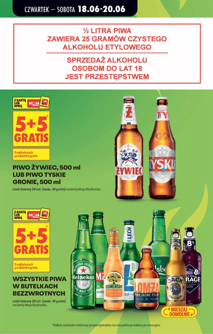 Gazetka promocyjna Biedronka - Od Czwartku - ważna 18.06 do 24.06.2026 - strona 10 - produkty: Gra, Piwa, Piwo, Por, Tyskie