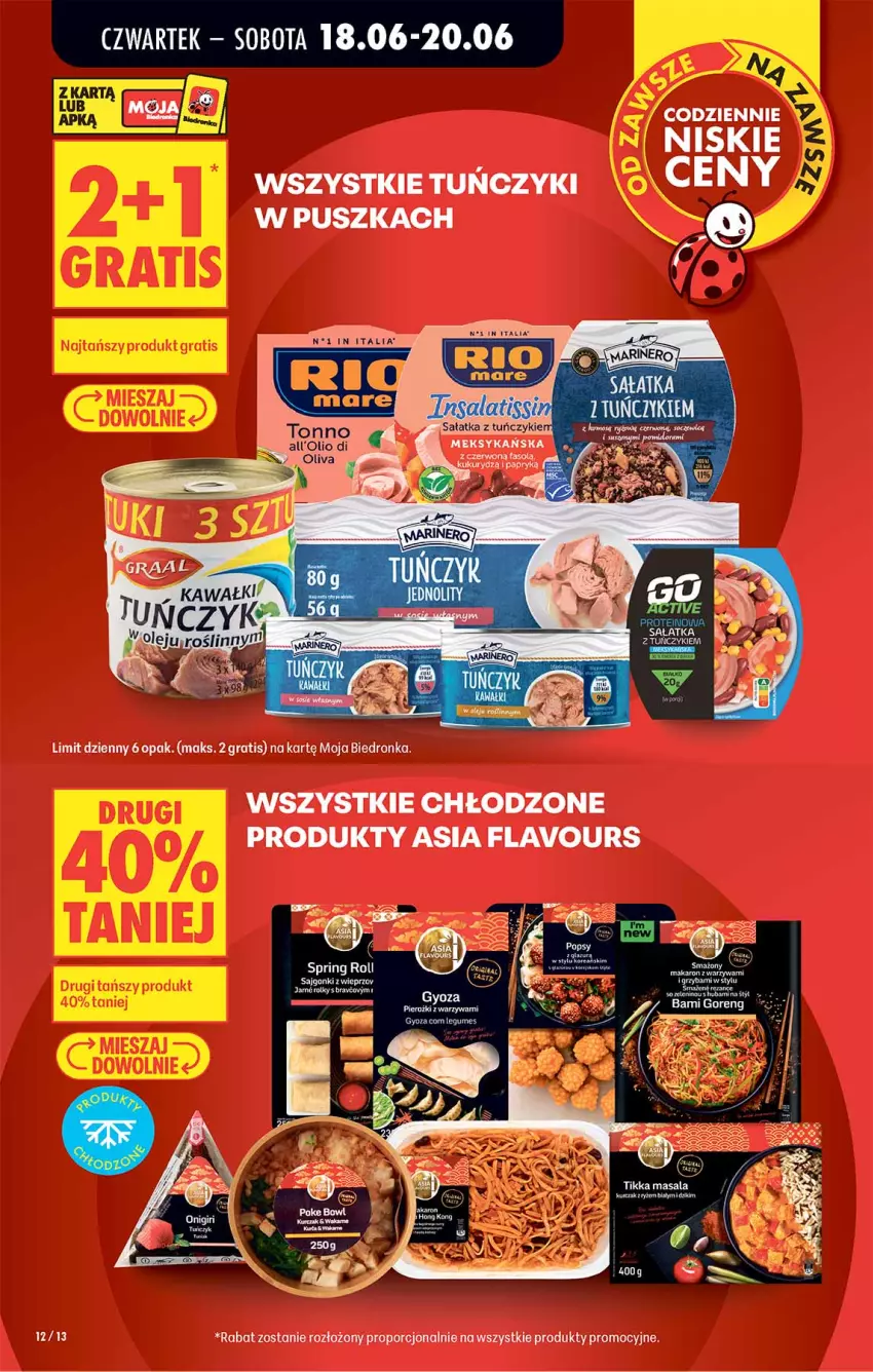 Gazetka promocyjna Biedronka - Od Czwartku - ważna 18.06 do 24.06.2026 - strona 12 - produkty: Gra, Por, Tuńczyk