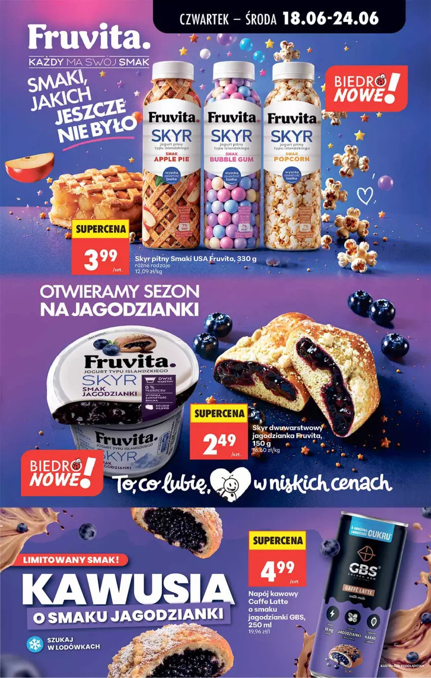 Gazetka promocyjna Biedronka - Od Czwartku - ważna 18.06 do 24.06.2026 - strona 39 - produkty: Isla, Jagodzianka, Jogurt, Jogurt pitny, Lodówka
