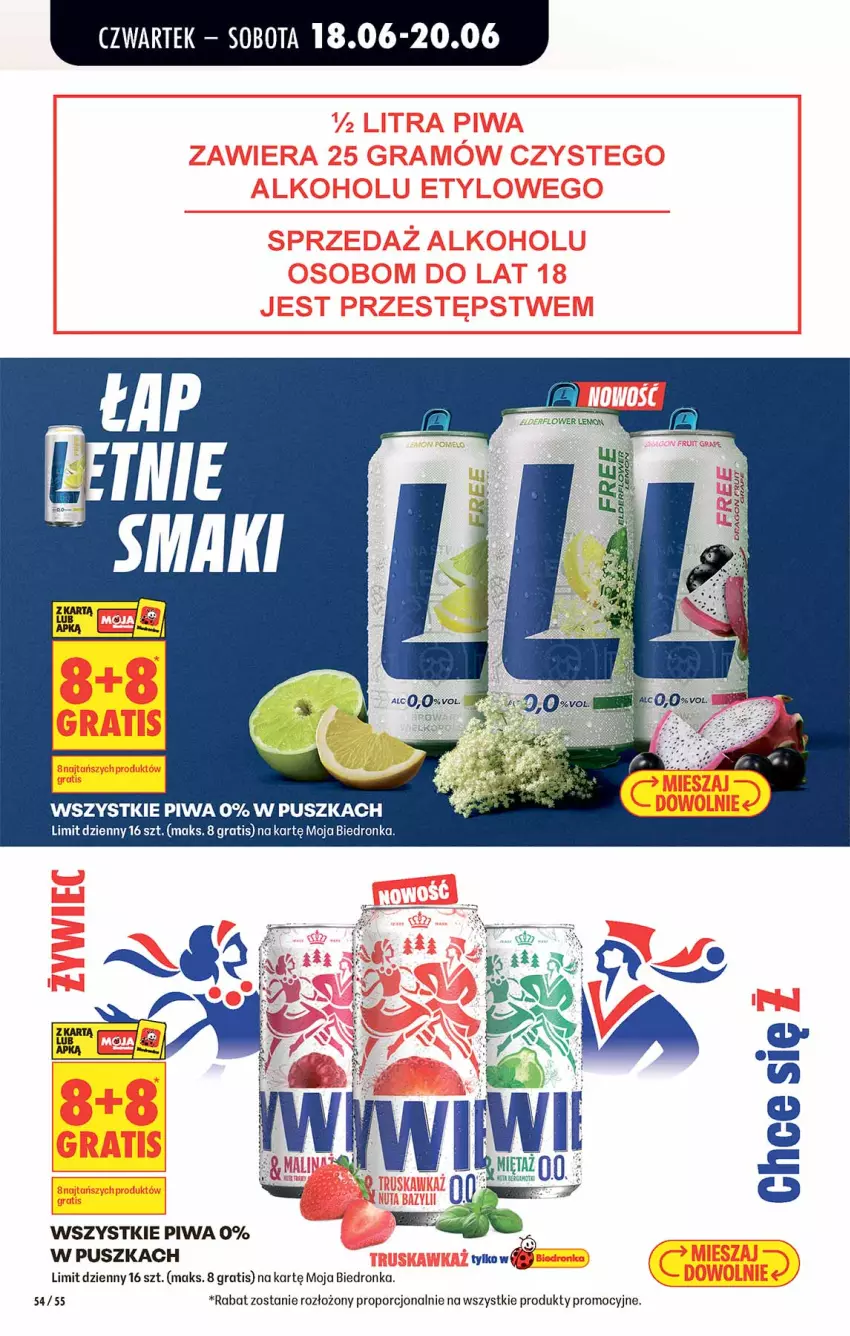 Gazetka promocyjna Biedronka - Od Czwartku - ważna 18.06 do 24.06.2026 - strona 54 - produkty: Gra, Piwa, Por