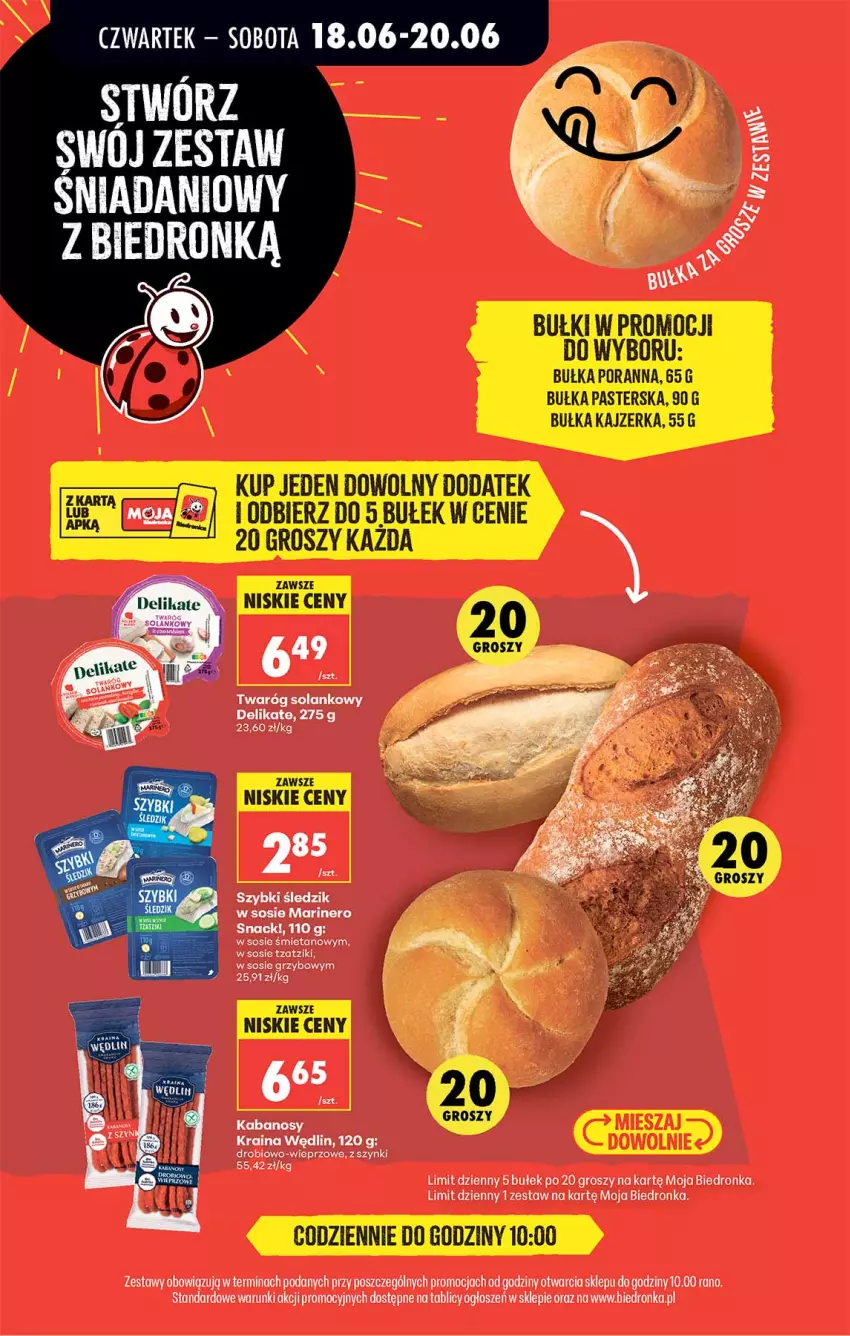 Gazetka promocyjna Biedronka - Od Czwartku - ważna 18.06 do 24.06.2026 - strona 71 - produkty: Kabanos, Solan, Sos, Twaróg