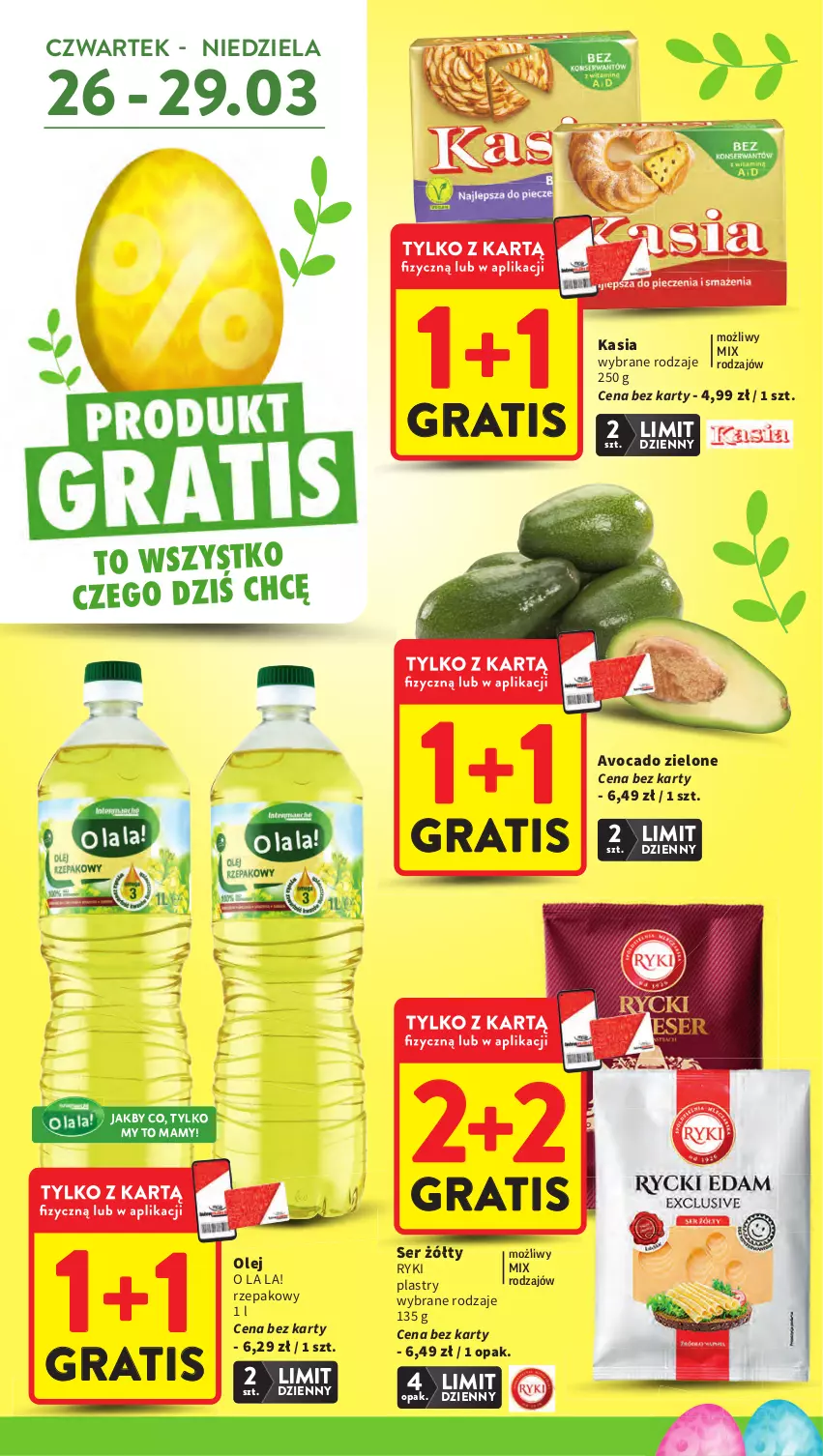 Gazetka promocyjna Intermarche - Gazetka promocyjna - ważna 26.03 do 30.03.2026 - strona 2 - produkty: Avocado, Gra, Kasia, Olej, Ser