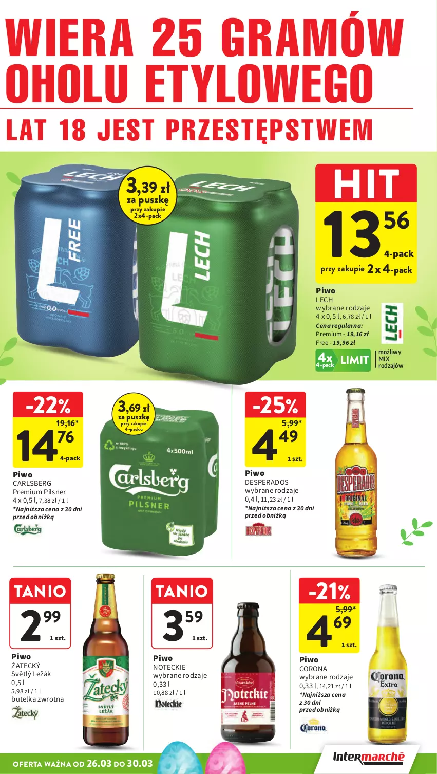 Gazetka promocyjna Intermarche - Gazetka promocyjna - ważna 26.03 do 30.03.2026 - strona 41 - produkty: Carlsberg, Desperados, Gra, Piwo