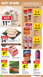 Gazetka promocyjna Intermarche - Gazetka promocyjna - Gazetka - ważna od 30.03 do 30.03.2026 - strona 23 - produkty: Kiełbasa wiejska, Krakus, Ser, Gra, Pekpol, Parówki, Szynka konserwowa, Szynka, Danio, Kiełbasa biała, Kabanos, Kiełbasa, Olewnik
