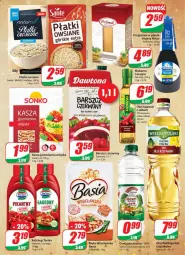 Gazetka promocyjna Dino - Gazetka - Gazetka - ważna od 04.01 do 04.01.2022 - strona 7 - produkty: Ketchup, Dawtona, Kujawski, Kasza jęczmienna, Sante, Płatki owsiane, Sonko, Mąka, Przyprawa w płynie, Podravka, Basia, Lasagne, Vegeta, Kasza, Olej, Ocet, Vegeta Natur