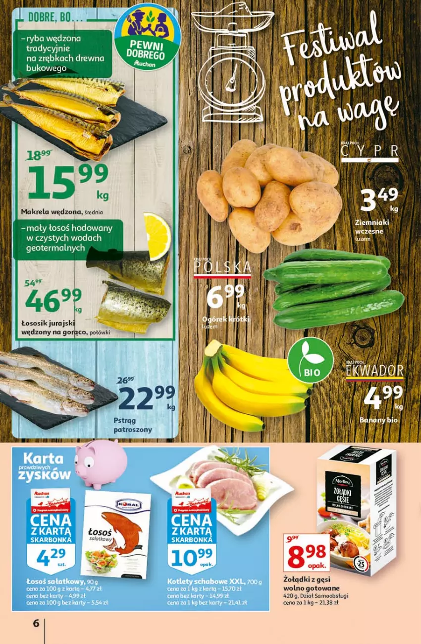 Gazetka promocyjna Auchan - Więcej za mniej Hipermarkety - ważna 11.03 do 17.03.2021 - strona 6 - produkty: Ryba, Woda