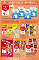 Gazetka promocyjna Auchan - Więcej za mniej Hipermarkety - Gazetka - ważna od 17.03 do 17.03.2021 - strona 9 - produkty: Ciasto francuskie, Top, Ser, Kiełbasa szynkowa, Tarczyński, Babuni, Ser kozi, Hochland, Kabanos, Kiełbasa, Olewnik
