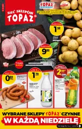 Gazetka promocyjna Topaz - Gazetka - Gazetka - ważna od 21.04 do 21.04.2021 - strona 1 - produkty: Top, Pekpol, Schab wieprzowy, Napój, Mleko